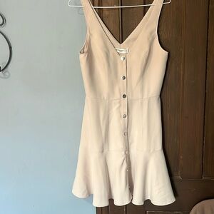 NWOT Amanda Uprichard beige dress.  Size small.